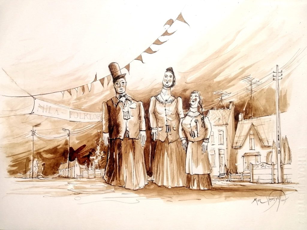De Nilafeesten, een nostalgische terugblik op folklore en drie reuzen